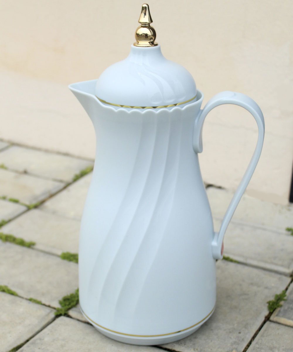 Garrafa Térmica Mesa Elegante Turquesa Claro Café Leite 1L