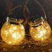 Globo Fraco Luzes Fio De Fadas Solar Lanterna LEDs Amarelo