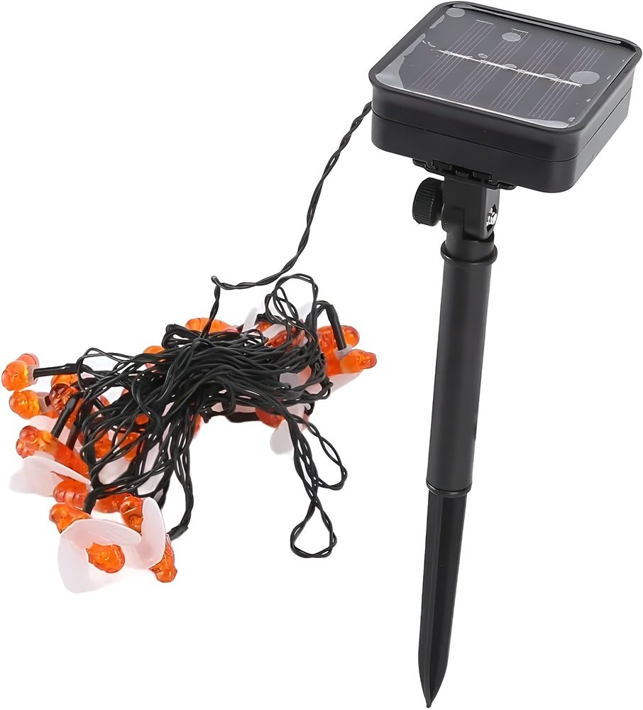 Grinalda Cordão Luzes Solar Jardim Abelhas Decoração 20 LEDs