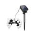 Grinalda Cordão Luzes Solares Jardim Bolas Colorida 20 LEDs