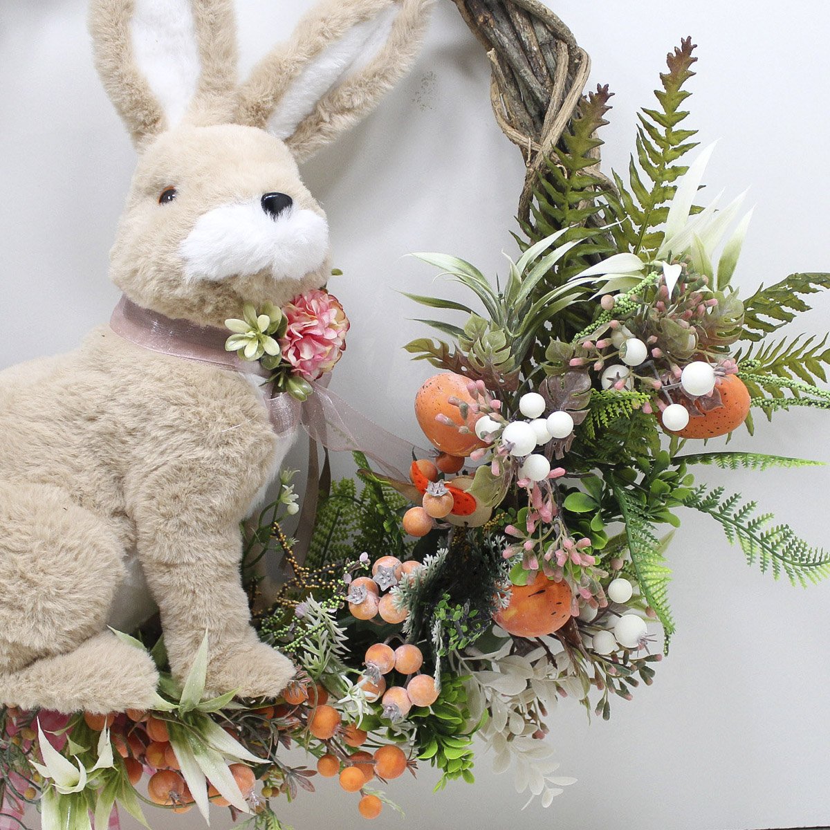 Guirlanda Decorativa De Páscoa Coelho Enfeite Arranjos 60cm