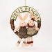 Guirlanda de Páscoa Casal de Coelhos Enfeite Decorativo 40x36cm