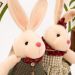 Guirlanda de Páscoa Casal de Coelhos Enfeite Decorativo 40x36cm