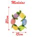 Guirlanda de Páscoa Enfeite Decorativo de Ovos Coloridos 20cm