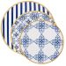 Jogo 2 Pratos Rasos 2 Pratos Fundos 2 Pratos Lanche Coup Lusitana Oxford® Porcelana