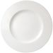 Jogo Prato Raso Jantar 8 Pessoas 8Pçs Aba Larga Branco 28cm