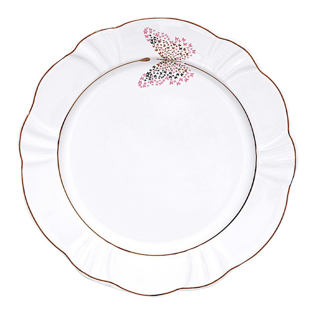 Jogo Pratos Rasos Fundos e Sobremesa 24 Peças Soleil Encantada Oxford® Porcelana