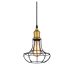 Kit 10 Pendente Aço Taschibra 40w Vintage 185 Preto Lustre