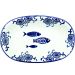 Kit 10 Petisqueiras Travessa Bowl Média Peixe Oceano 250ml