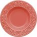 Kit 10 Pratos Fundos Mendi Coral Oxford® Cerâmica 23cm