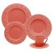 Kit 10 Pratos Fundos Mendi Coral Oxford® Cerâmica 23cm