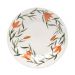 Kit 10 Pratos de Sobremesa Biona Lírios Oxford® Cerâmica 18cm