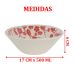Kit 10 Tigela Pequena Bowl Conic 6cm Jardim Oriental 500ml