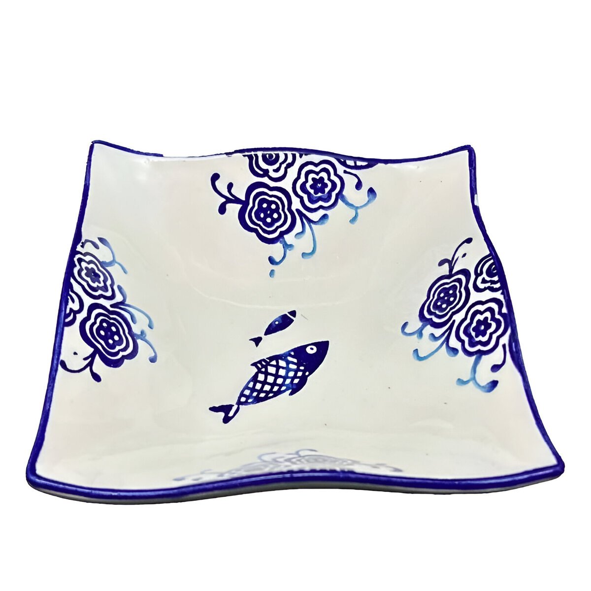 Kit 10 Tigela Sobremesa Bowl Peixe Praia Oceano Náutico 14cm