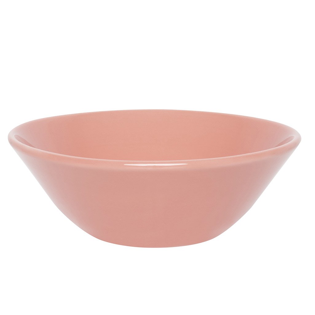 Kit 10 Tigelas Bowl Conic Rosa Oxford® Cerâmica 500Ml