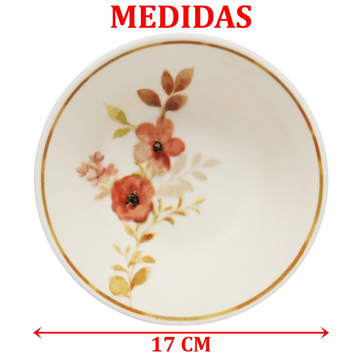 Kit 10 Tigelas Sobremesa Pequena Bowl Conic Chá Das 5 500ml