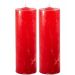 Kit 10 Velas 7 Dias Votiva Clássica Vermelha Decorativa 15cm