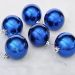 Kit 12 Bolas Azul Lisa Decoração Natalino Árvore Natal 60mm