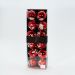 Kit 12 Bolas Natalinas Árvore De Natal Enfeite Vermelho 80mm