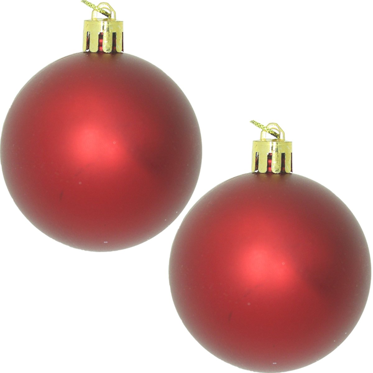 Kit 12 Bolas Vermelha Natal Decoração Árvore De Natal 55mm