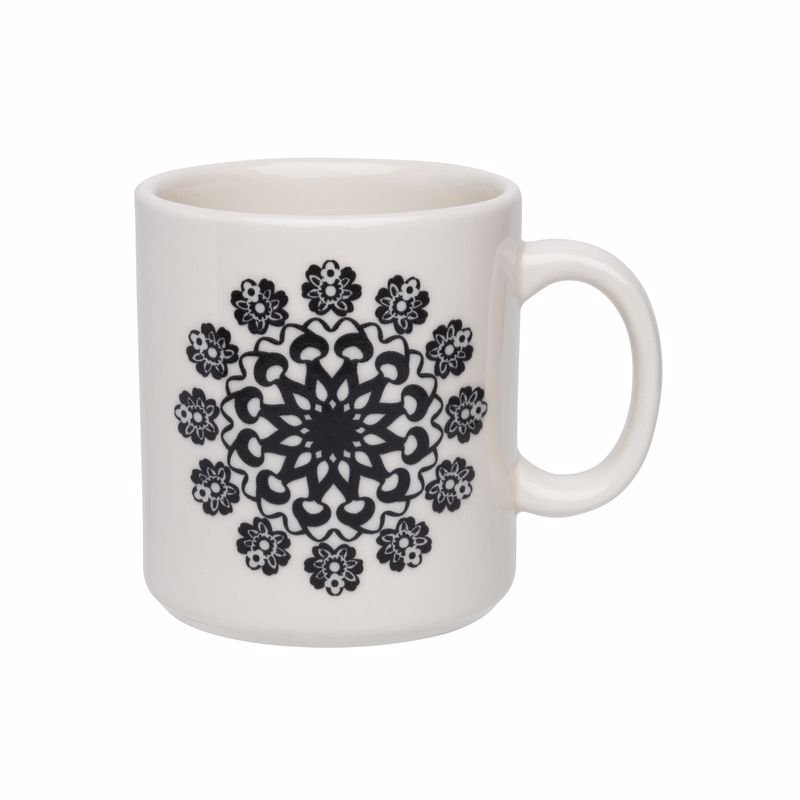 Kit 12 Canecas Donna Folk Oxford® Cerâmica 270ml