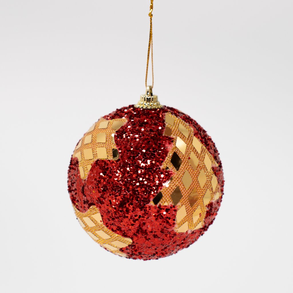Kit 12 Enfeite Bolas Natalina Árvore Natal Estrela Artesanal