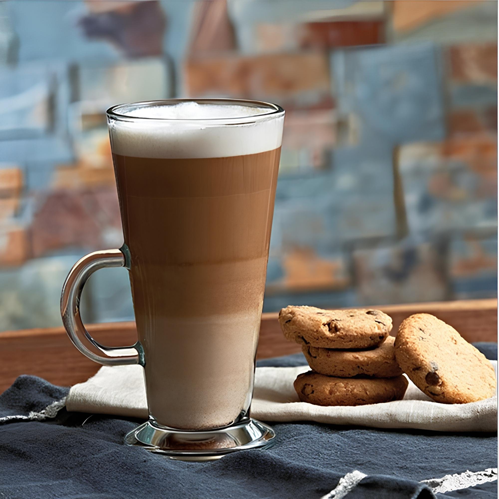 Kit 12 Taças Cappuccino De Vidro Importada Caneca 310ml Coffee