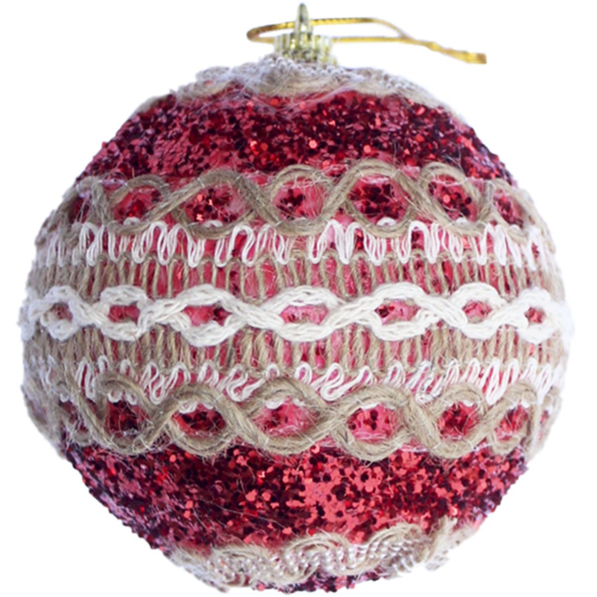 Kit 15 Bola Vermelha Natal Decoração Árvore De Natal De 75mm