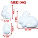 Kit 15 Coelhos Com Ovos Páscoa Em Isopor Para Pintar Tintas