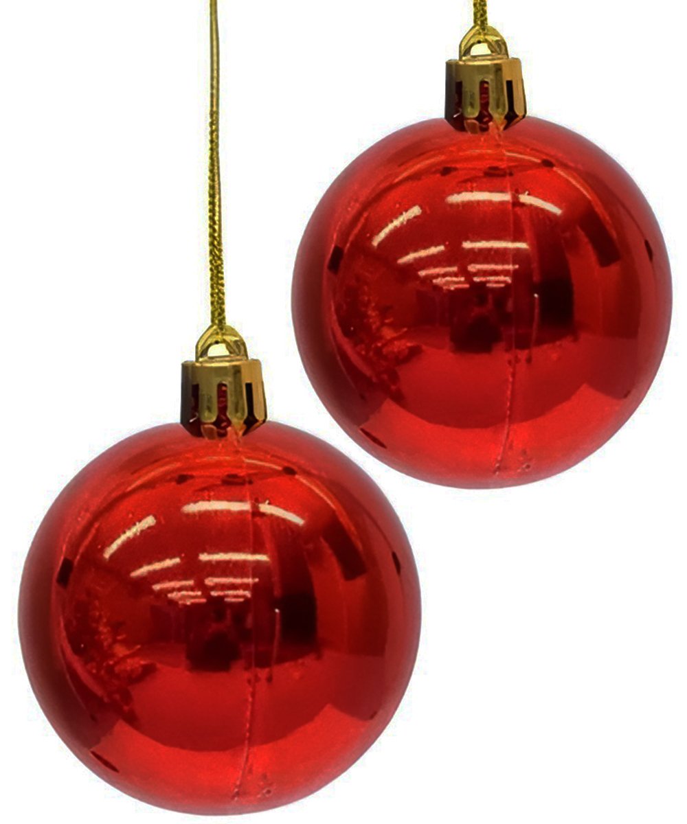 Kit 16 Bola Vermelha Decoração De Natal Árvore De Natal 60mm