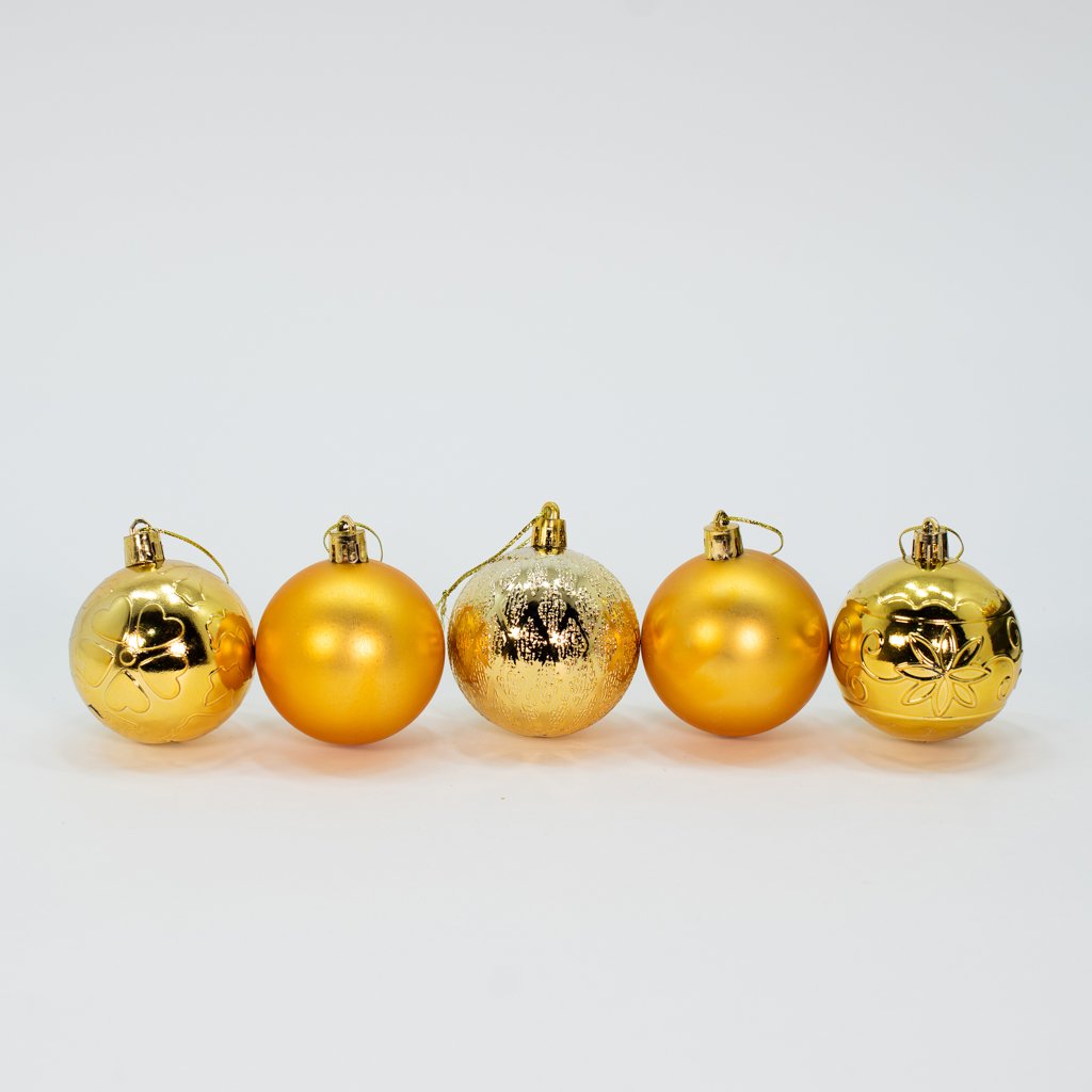 Kit 18 Bolas Árvore De Natal Decoração Maleta Natalina 55mm