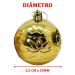 Kit 18 Bolas Árvore De Natal Decoração Maleta Natalina 55mm