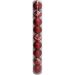 Kit 18 Bolas Enfeite Natalino Árvore Natal Vermelho Glitter