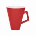 Kit 2 Canecas Quartier Bicolor Vermelha Oxford® Cerâmica 350ml