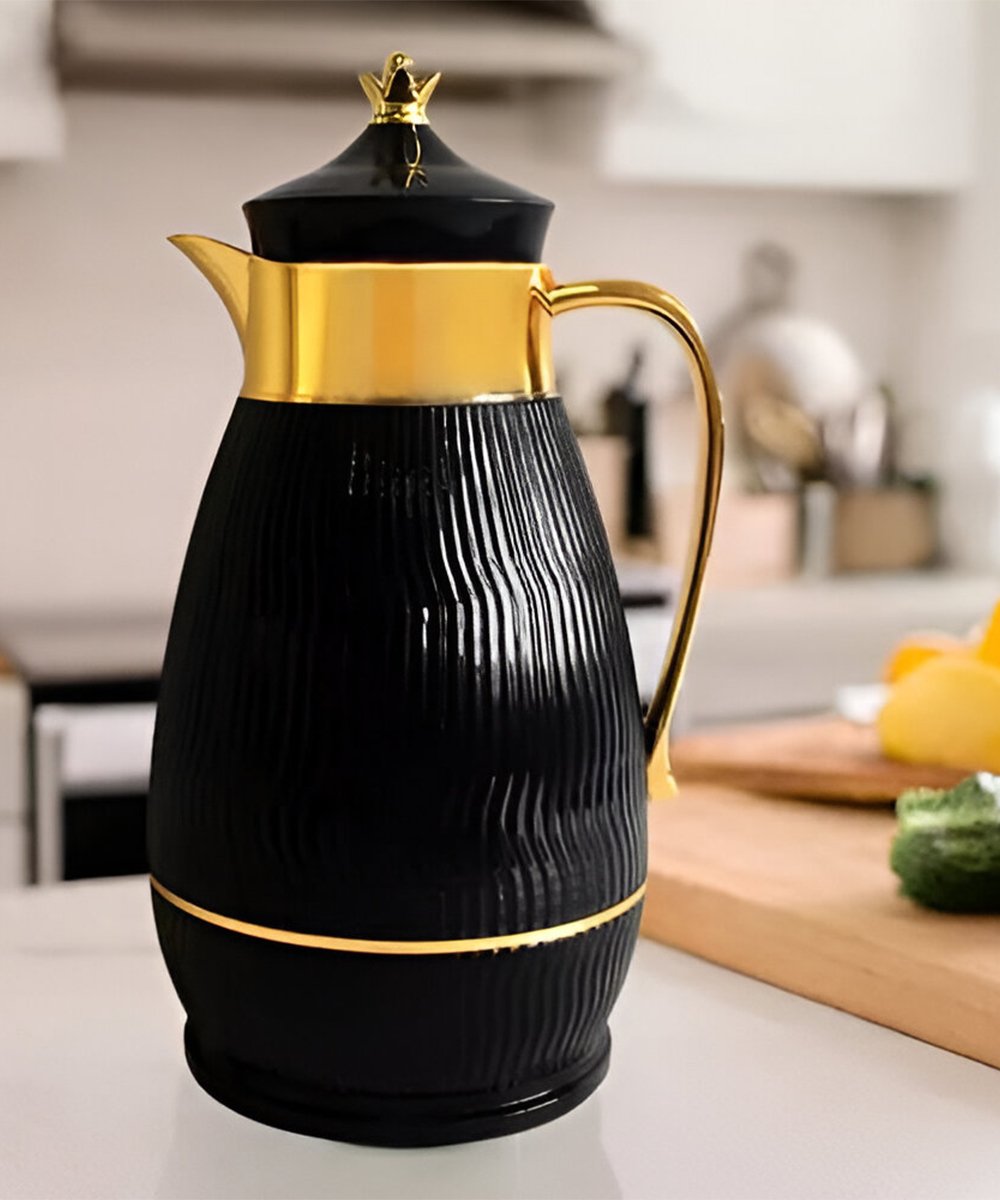 Kit 2 Garrafa Térmica De Mesa Bule Café Com Leite 1 Litro