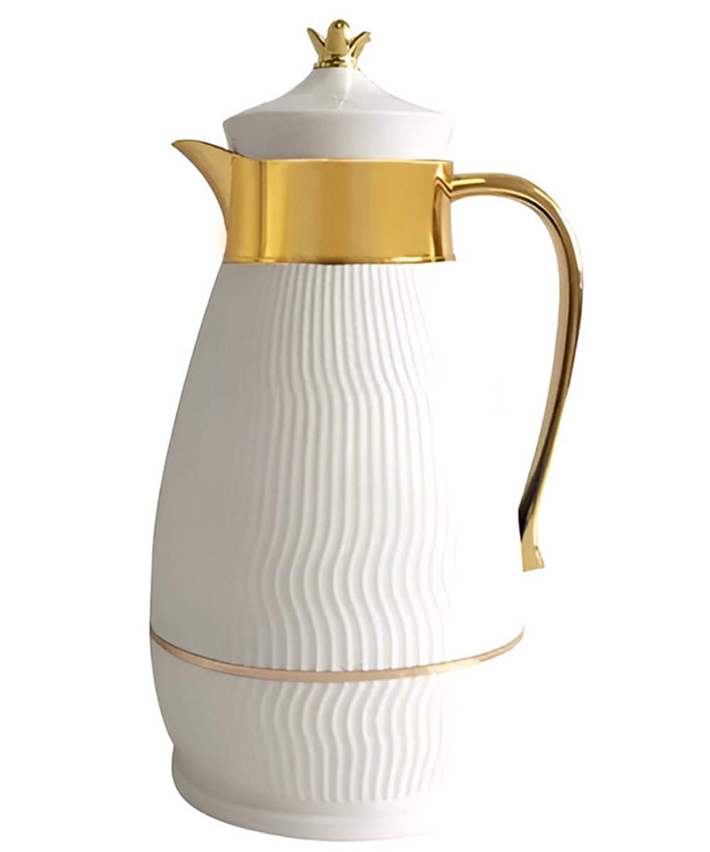 Kit 2 Garrafa Térmica De Mesa Bule Café Com Leite 1 Litro