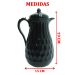Kit 2 Garrafa Térmica De Mesa Elegante Vintage Café Leite 1L