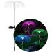 Kit 2 Luminária Solar Decorativa Colorido Luzes LED Jardim