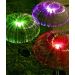 Kit 2 Luminária Solar Decorativa Colorido Luzes LED Jardim