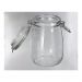 Kit 2 Potes De Vidro Hermético Tampa Vedação Conserva 1L