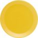 Kit 2 Pratos De Sobremesa Unni Yellow Oxford® Cerâmica 19cm