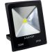 Kit 2 Refletor Led Holofote Externo Jardim Muro 50w Branco
