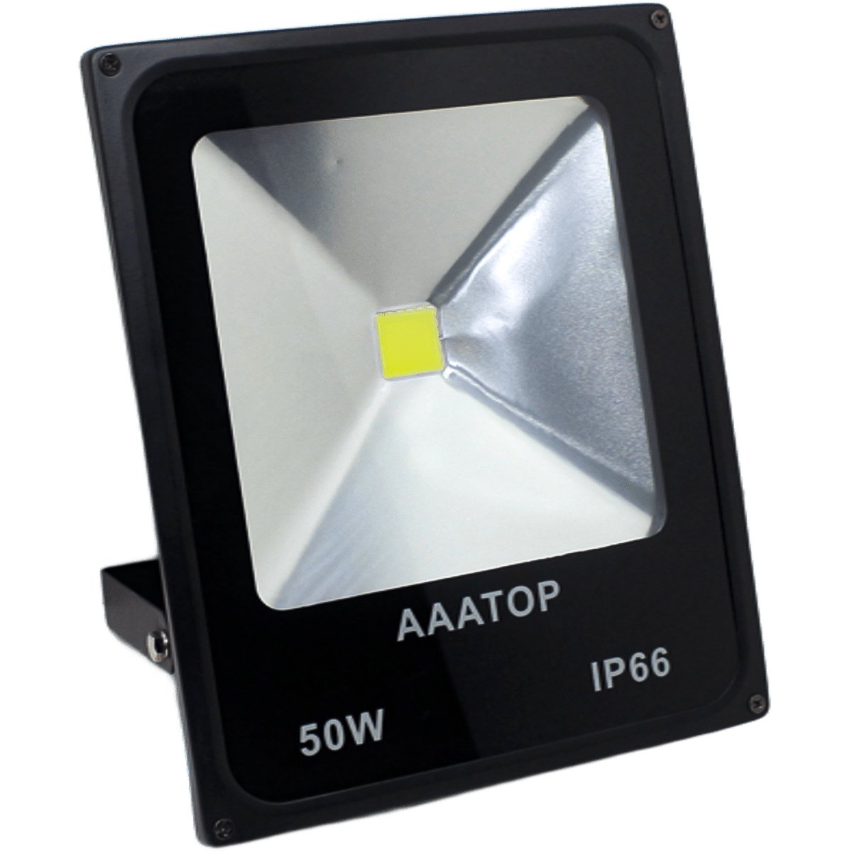 Kit 2 Refletor Led Holofote Externo Jardim Muro 50w Branco