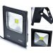 Kit 2 Refletores Led Holofote Externo Jardim Muro 30w Branco