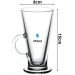 Kit 2 Taça Cappuccino De Vidro Importada Caneca 310ml Coffee