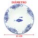 Kit 2 Tigela Sobremesa Bowl Peixe Praia Oceano Náutico 300ml