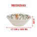 Kit 2 Tigela Sobremesa Pequena Bowl Conic Dona Lírios 500ml