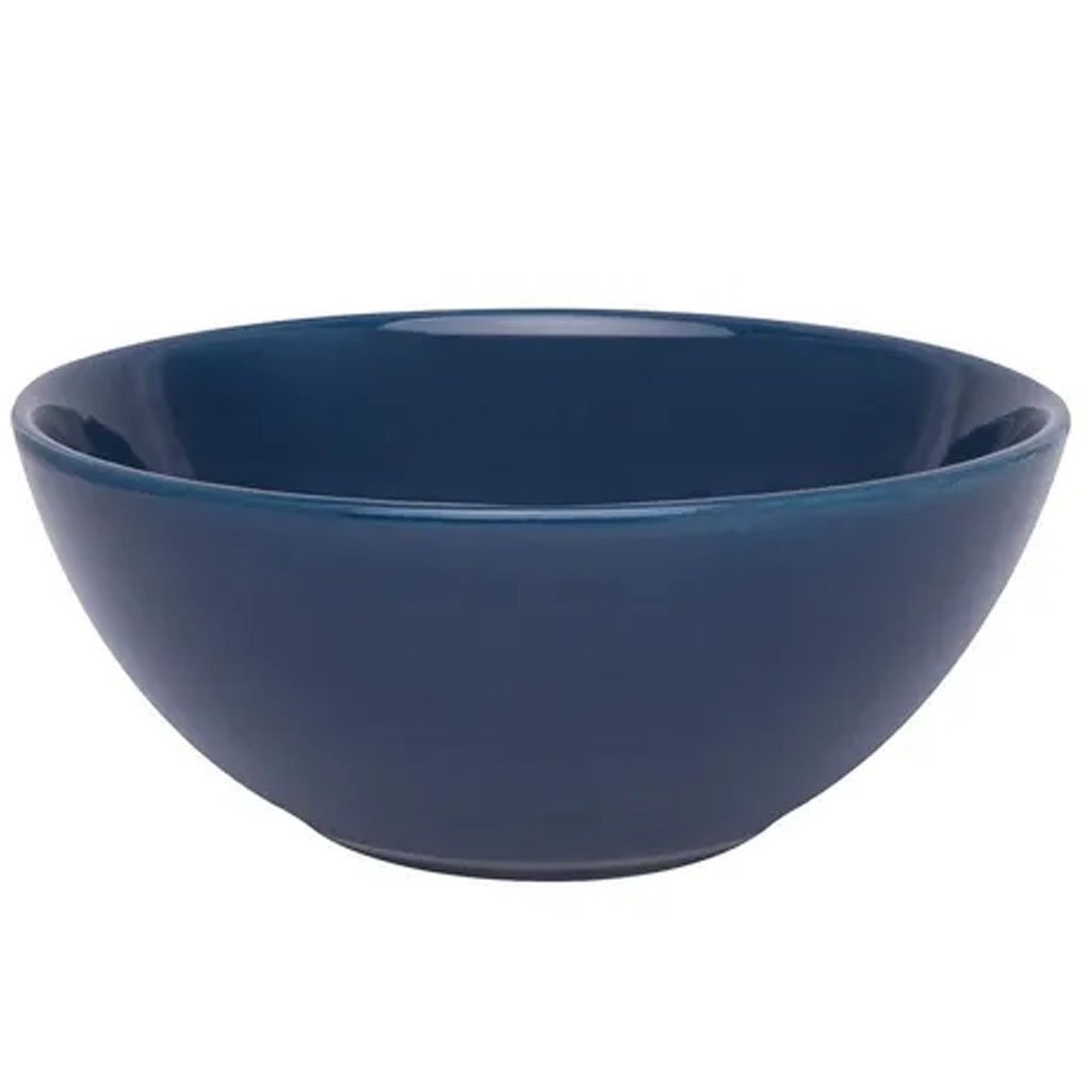 Kit 2 Tigelas Bowl Azul Oxford® Cerâmica 600Ml
