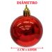 Kit 20 Bola Vermelha Decoração De Natal Árvore De Natal 60mm