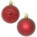 Kit 24 Bolas Árvore De Natal Decoração Maleta Vermelha 55mm